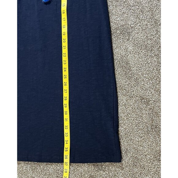 Boden Women’s Nadine Notch Sleeveless Mini Dress Size 8 Blue Embroidered Cotton - Picture 12 of 15